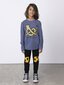 Minti Pretzel Leopard L/S Tee - Midnight