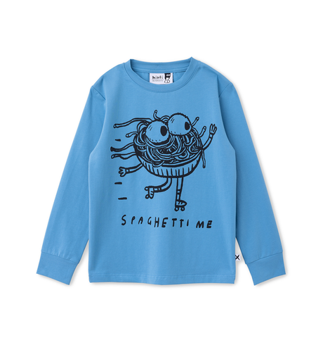 Minti Spaghetti Me L/S Tee - Steel