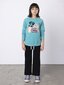 Minti Furry Wide Leg Trackies - Black