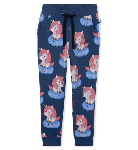 Minti Unicorns On A Cloud Trackies - Navy