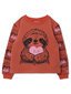 Minti Happy Sloth Furry Crew - Dusky Orange