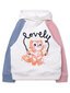 Minti Lovely Kitty Furry Hood - Cream/Muted Blue/Pink
