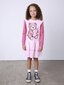 Minti Teddy & Unicorn Dress - Pinks