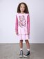 Minti Teddy & Unicorn Dress - Pinks