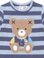 Huxbaby College Hux Blue Stripe Romper