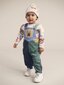 Huxbaby Midnight Colour Block Overalls