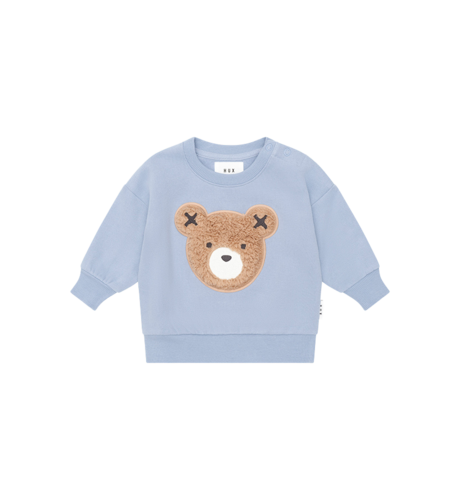Huxbaby Stone Blue Furry Huxbear Sweatshirt