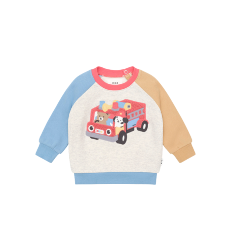 Huxbaby Fire Truck Hux Sweatshirt