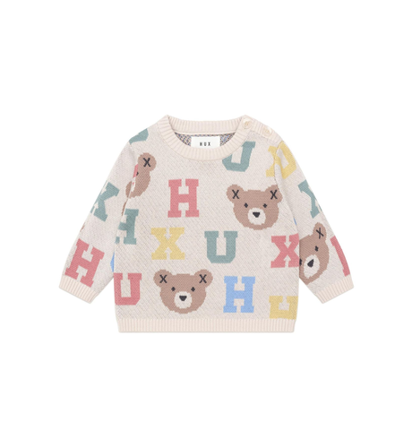 Huxbaby Hux Alphabet Knit Jumper