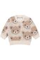 Huxbaby Ecru Huxbear Knit Jumper