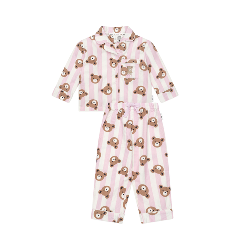 Huxbaby Rose Classic Hux Stripe Sleep Set