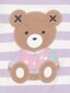 Huxbaby College Hux Orchid Stripe Romper