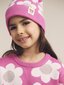 Huxbaby Raspberry Daisy Knit Beanie