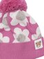 Huxbaby Raspberry Daisy Knit Beanie
