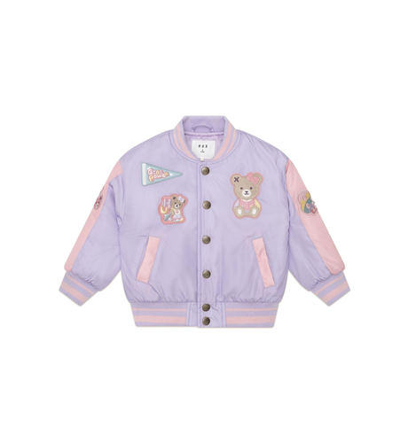 Huxbaby Orchid Hux College Varsity Jacket