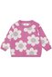 Huxbaby Raspberry Daisy Knit Jumper