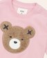 Huxbaby Blush Furry Huxbear Sweatshirt