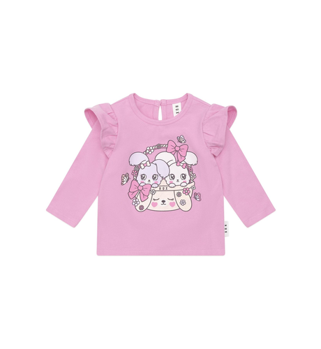 Huxbaby Bunny Basket Frill Top