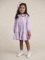 Huxbaby Rainbow Check L/S Frill Dress