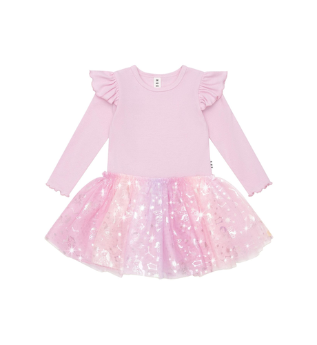 Huxbaby Cosmic Unicorn Ballet Rib Dress