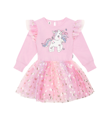 Huxbaby Butterfly Unicorn Ballet Dress