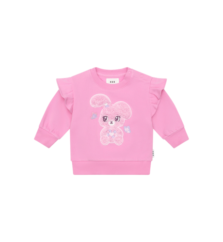 Huxbaby Bunny Gem Frill Sweatshirt
