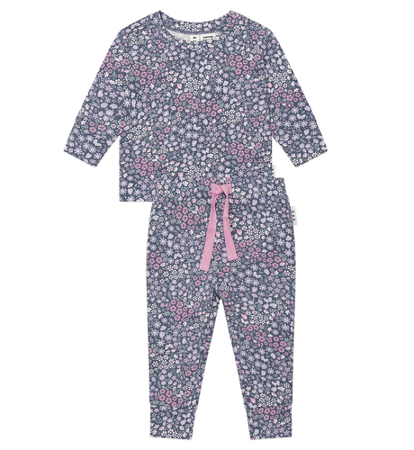Huxbaby Midnight Flower Garden Sleep Set