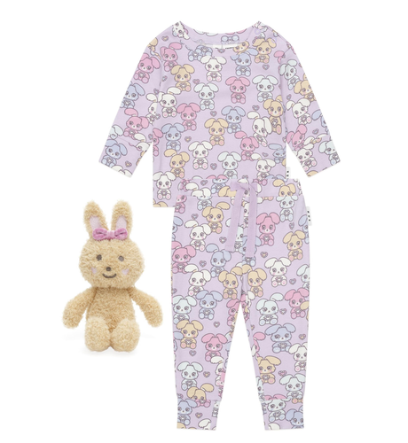 Huxbaby Gem Bunny Sleep Set & Friend