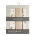 TLLC Muslin 3pk Wraps - Nectar Bear
