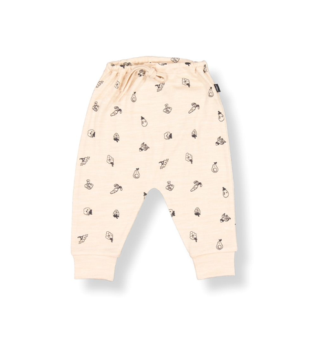 LFOH Asher Dropcrotch Merino Pants - Wheat Marle Fruit n Veg