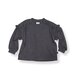 LFOH Eden Frill Merino Top - Iron Marle