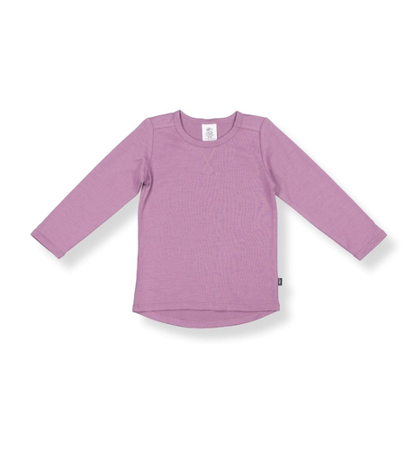 LFOH Wyatt Longsleeve Merino Tee - Mauve