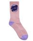 Santa Cruz Other Dot Crew Sock 4Pk (Womns 6-10) - White/Pink/Cobalt