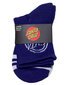 Santa Cruz One Stroke Mid Sock 2Pk (Yth 2-8) - Dark Blue/White