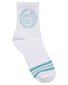 Santa Cruz One Stroke Mid Sock 2Pk (Yth 2-8) - Dark Blue/White