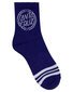 Santa Cruz One Stroke Mid Sock 2Pk (Yth 2-8) - Dark Blue/White