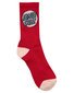 Santa Cruz Other Dot Crew Sock 4Pk (Yth 2-8) - Rose /Wht/Turq