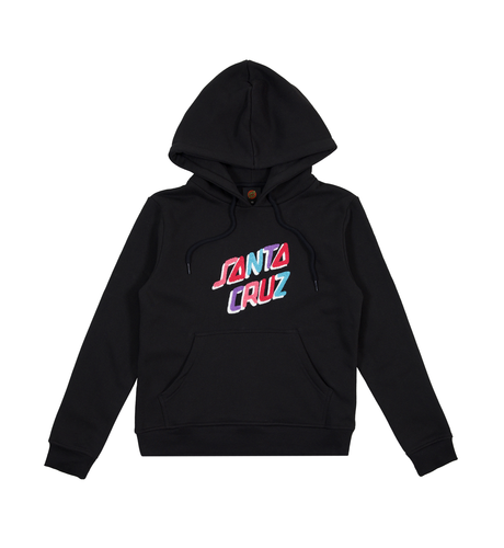 Santa Cruz Spirit Stack Strip Front Hoodie - Black
