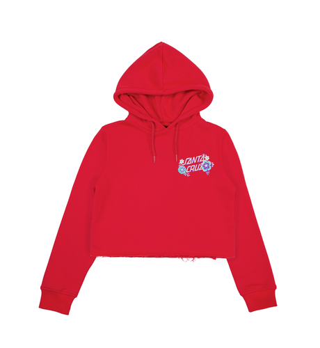 Santa Cruz Free Spirit Floral Chest Hoodie - Rose