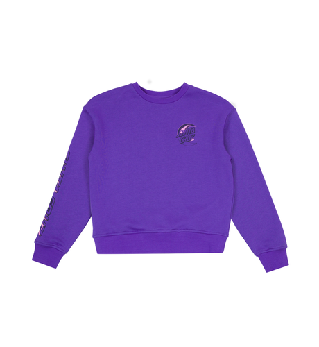 Santa Cruz Seeing Moon Dot Chest Sweater - Iris