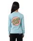 Santa Cruz Sprinkle Dot L/S Tee - Turquoise