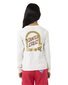 Santa Cruz Free Spirit Floral Front L/S Tee - Cream