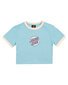 Santa Cruz Sprinkle Dot Front S/S Baby Tee - Turquoise