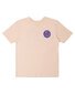 Santa Cruz Mfg Retro Dot Reverse S/S Tee - Pink Coral
