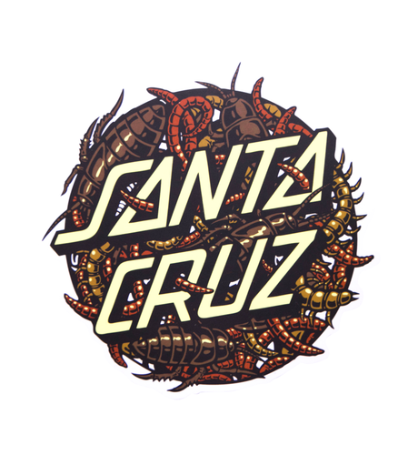Santa Cruz Bug Dot Sticker - Brown