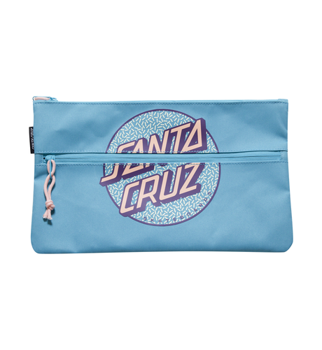 Santa Cruz Sprinkle Dot Pencil Case - Turquoise