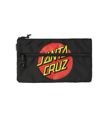 Santa Cruz Classic Dot Pencil Case - Black