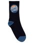 Santa Cruz Bold Shadow Dot Crew Sock 4 Pk (Yth 2-8) - Blk/Wht/Gmarle