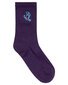 Santa Cruz Screaming Hand Crew Sock 2 Pk (Yth 2-8) - Cream Tie Dye/Purple