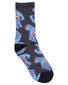 Santa Cruz Crowded Hand Crew Sock 2 Pk (Yth 2-8) - Dark Grey Marle/Blk